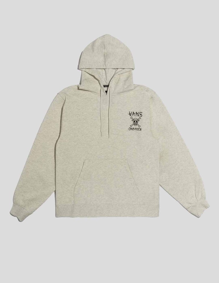 Felpa VANS x un pezzo cappuccio grigio